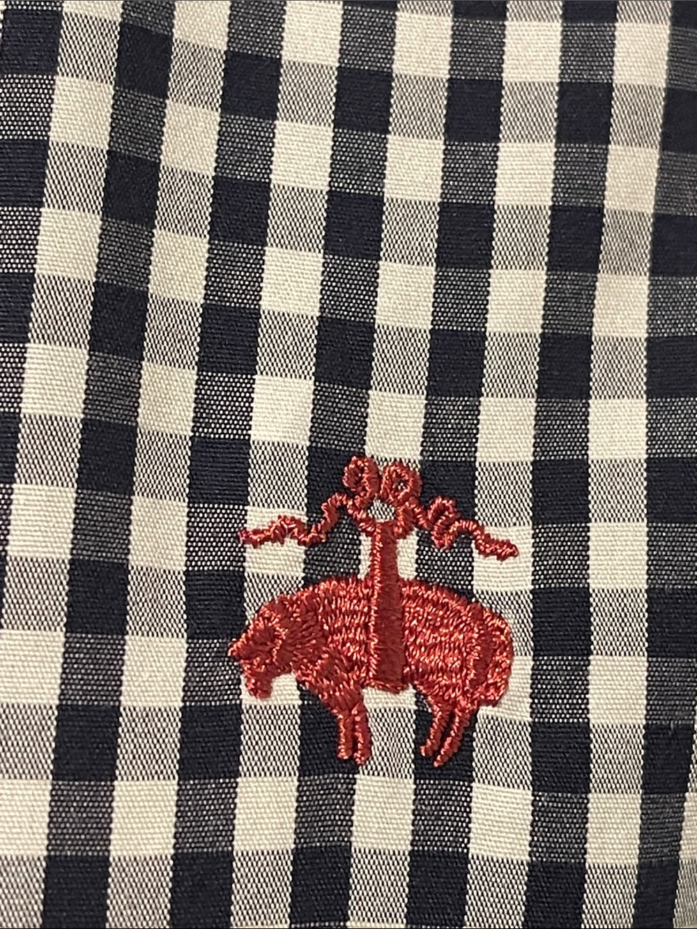Brooks Brothers Preppy Luxury Gingham Cotton Shirt With Tortoise Buttons Size 12 - Picture 2 of 8
